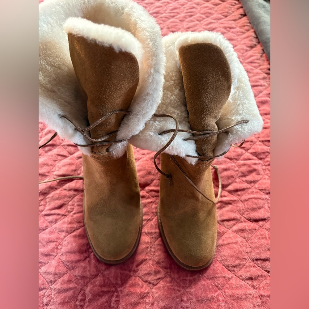 UGG Chestnut Shearling Winter Boots